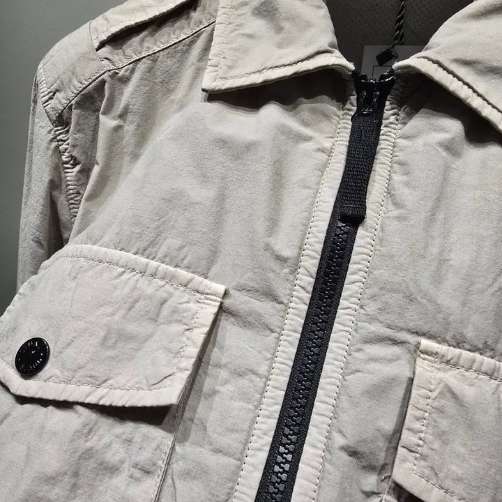 [BUNJANG] Stone Island Naslan Light Overshirt Dove Gray L / [중고/정품] 스톤 아일랜드 나슬란 라이트 오버셔츠 도브 그레이 L