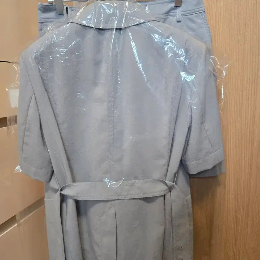 [BUNJANG] FRONTROW Half Sleeve Belted Blazer and Skirt Set / 프론트로우 FRONTROW 린넨 반팔 자켓 셋업