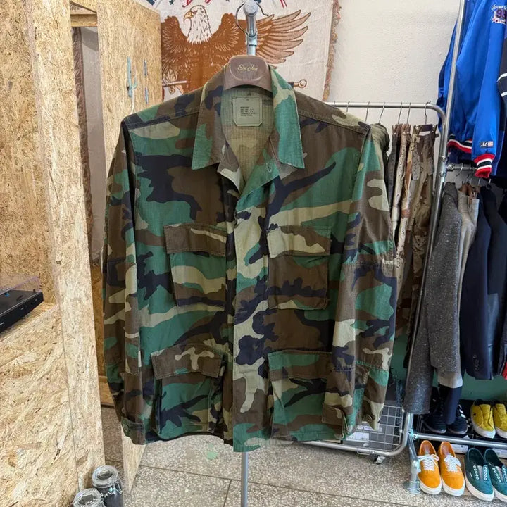 [SOLD OUT] US ARMY 립스탑 우드랜드 퍼티그 자켓