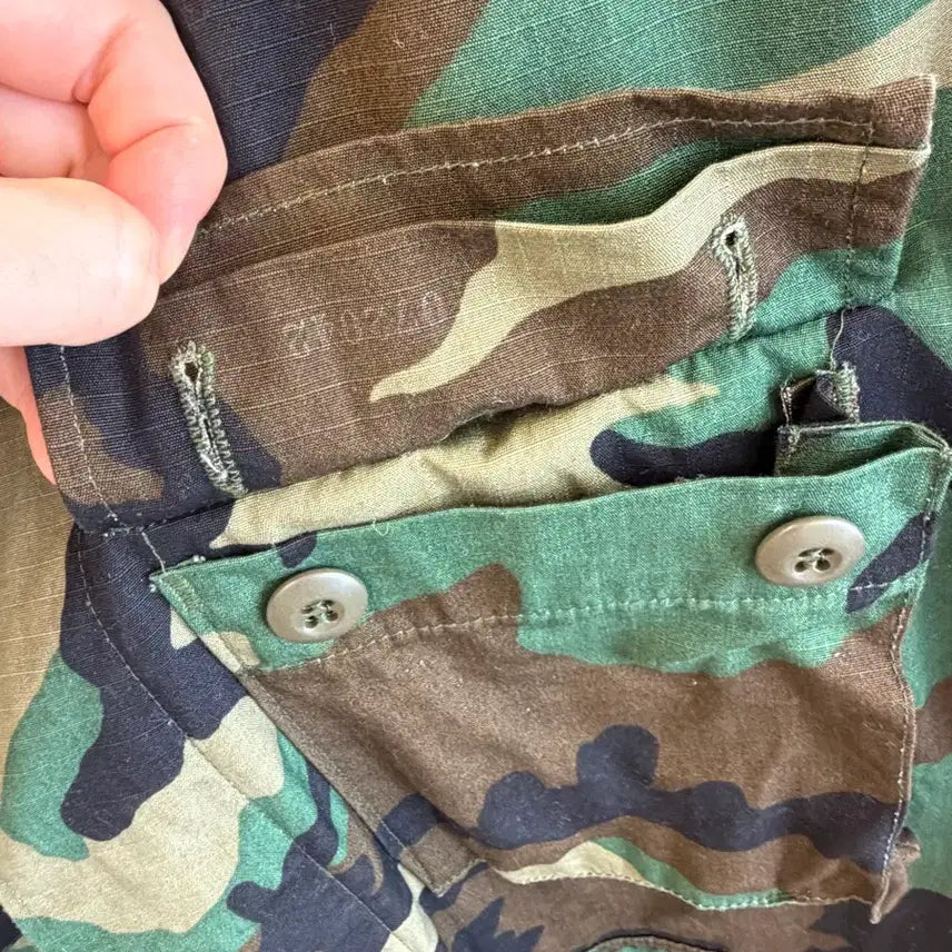 [SOLD OUT] US ARMY 립스탑 우드랜드 퍼티그 자켓