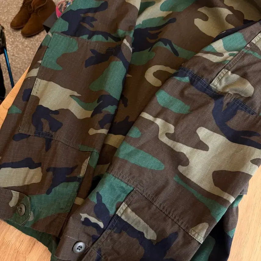 [SOLD OUT] US ARMY 립스탑 우드랜드 퍼티그 자켓