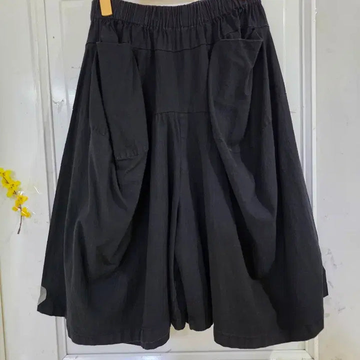 [SOLD OUT] 봄 여름  깜찍한  고급스러운  밴딩 면 통바지  깨끗해요  77사이즈