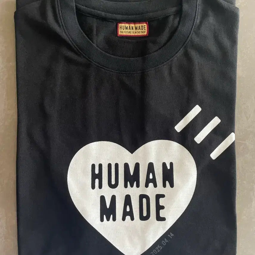 [BUNJANG] Human Made Heart T-shirt Black White L / 휴먼 메이드 하트 티셔츠 블랙 화이트 L