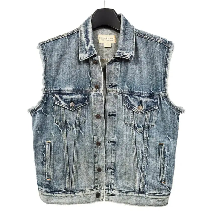 [SOLD OUT] 데님앤서플라이 랄프로렌 빈티지 데님베스트 d296