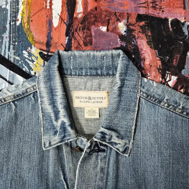 [SOLD OUT] 데님앤서플라이 랄프로렌 빈티지 데님베스트 d296