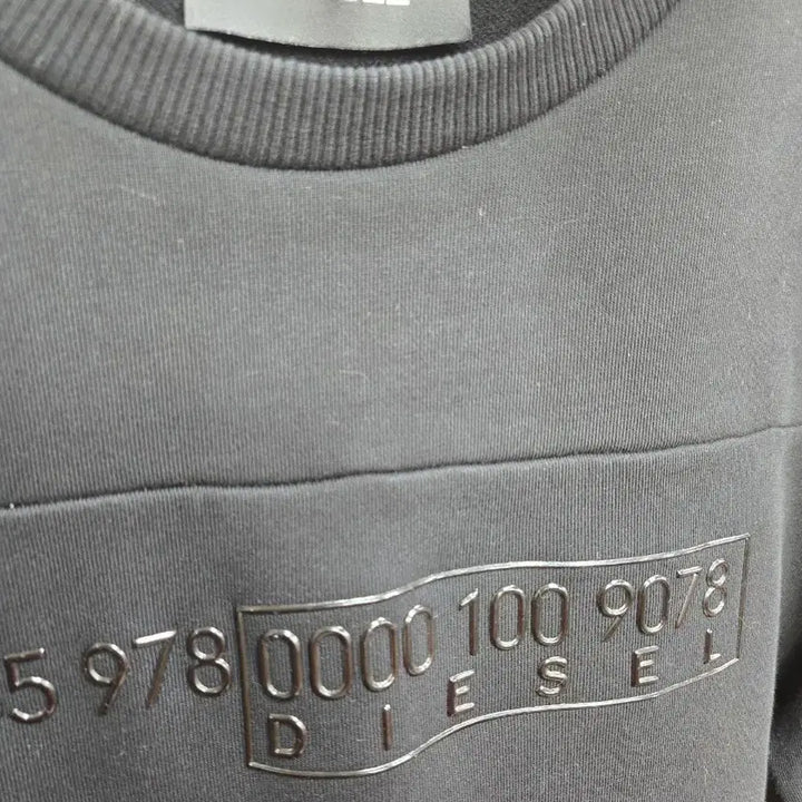[BUNJANG] Diesel Black Sweatshirt T-Shirt / (1266)디젤 블랙 맨투맨 티셔츠S