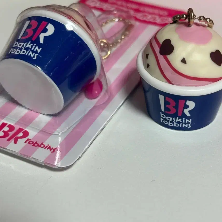 [BUNJANG] Baskin Robbins Gacha Keyring / 배스킨라빈스 가챠 키링
