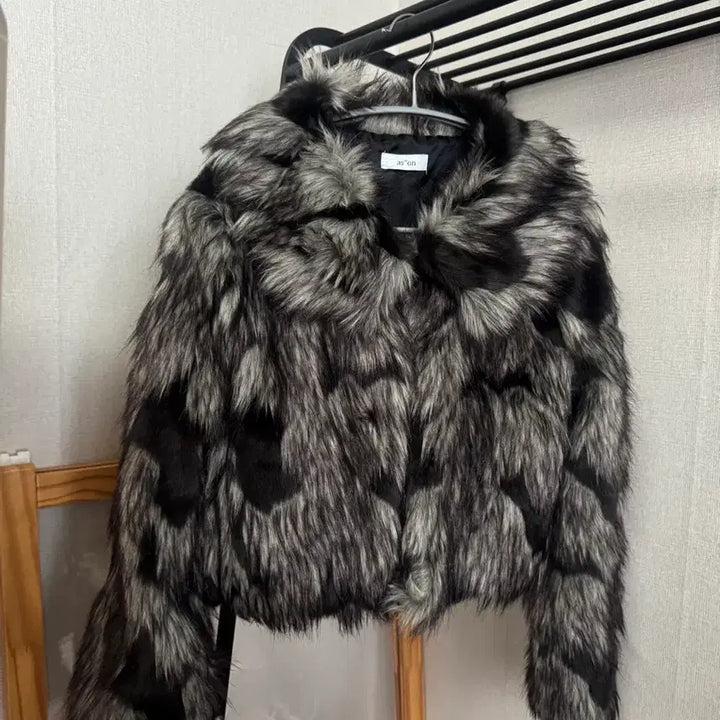 [BUNJANG] Ason Faux Fur Jacket / 새상품) 애즈온 퍼자켓