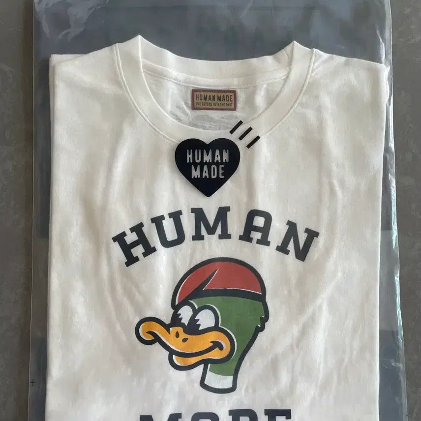 [BUNJANG] Human Made Duck Graphic T-shirt White [L] / 휴먼메이드 오리 그래픽 티셔츠 화이트 [L]