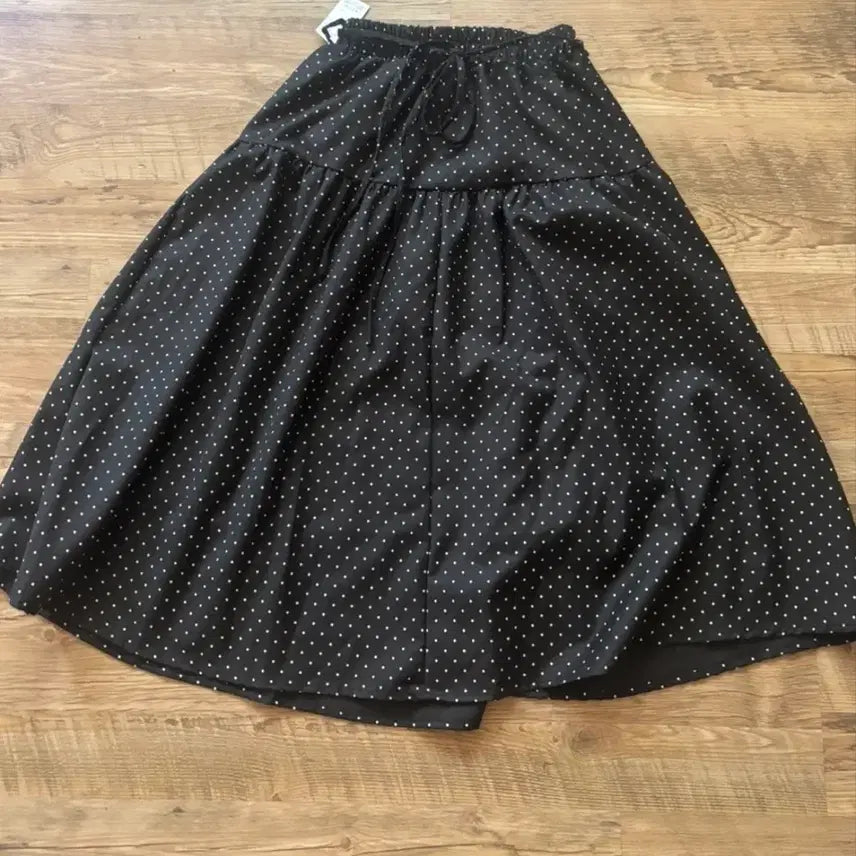 [BUNJANG] Dot Long Skirt / 도트 롱스커트