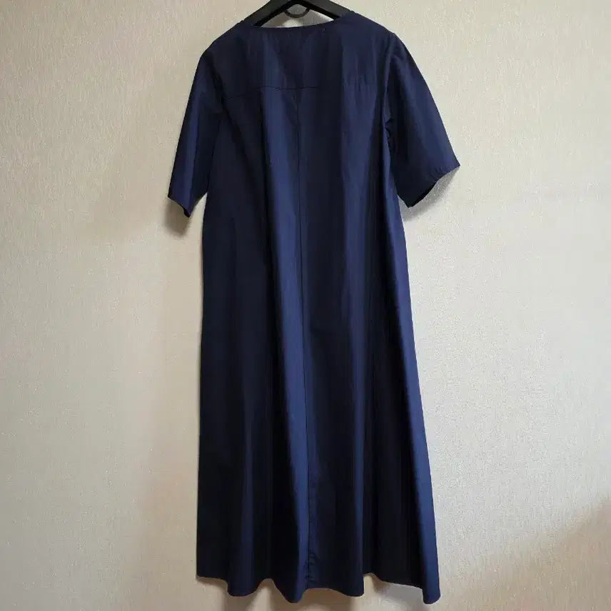 [BUNJANG] Golden Bear Navy Long One-Piece Dress / 골든베어 롱 원피스