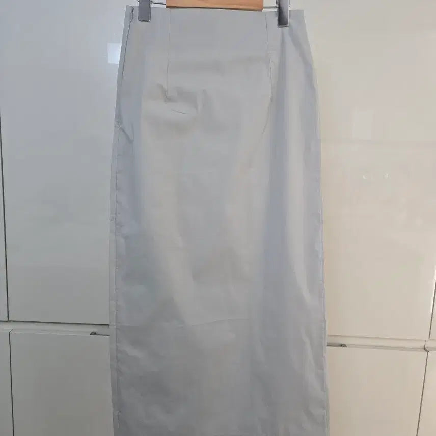 [BUNJANG] Light Gray Long Skirt / 연회색 롱 스커트