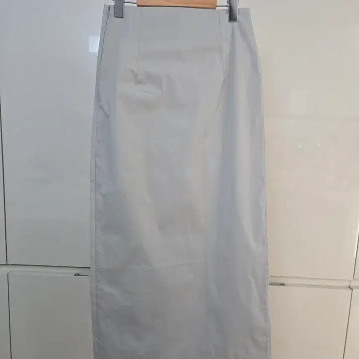 [BUNJANG] Light Gray Long Skirt / 연회색 롱 스커트