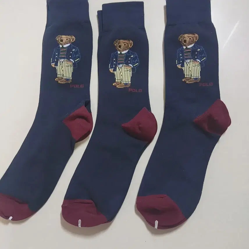 [BUNJANG] Polo Ralph Lauren Big Bear Socks (3-Pack) / 폴로 랄프로렌 남성용 빅베어 3켤레