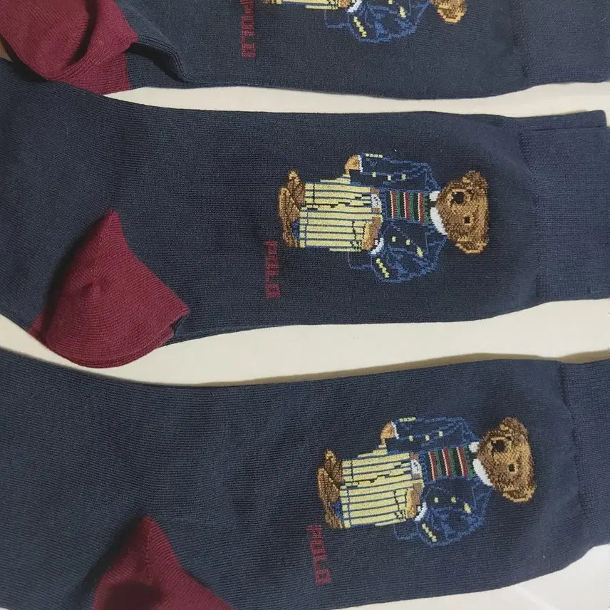 [BUNJANG] Polo Ralph Lauren Big Bear Socks (3-Pack) / 폴로 랄프로렌 남성용 빅베어 3켤레
