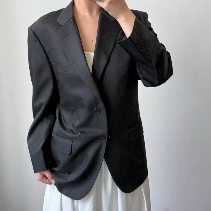 [BUNJANG] Givenchy Striped Wool Blazer / [70R] 지방시 스트라이프 울 블레이저