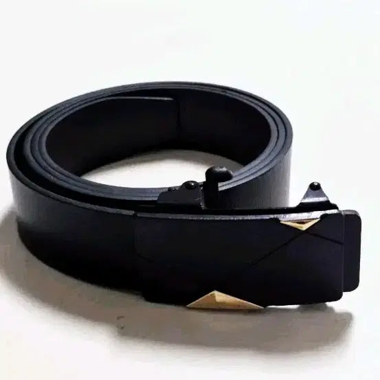 [BUNJANG] Black Automatic Buckle Belt (Set of 2) / 블랙 자동 버클 벨트 2개다 드림니다
