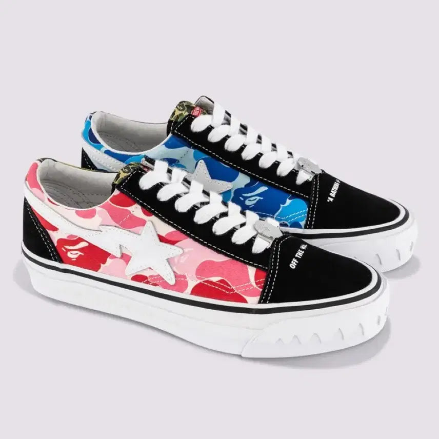 [BUNJANG] Vans x BAPE Old Skool TB LX Black Sneakers / 반스 베이프 올드스쿨 TB LX 블랙 285 28.5
