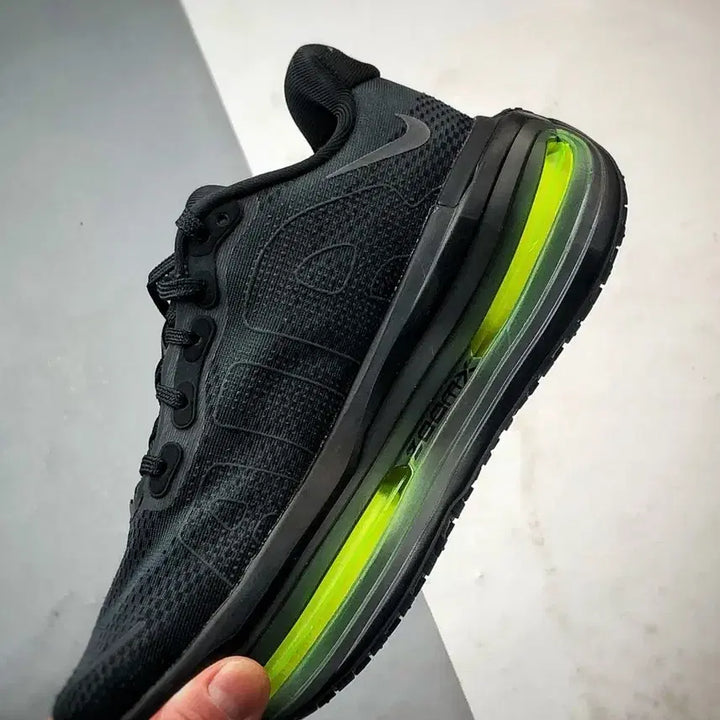 [BUNJANG] Nike Air Zoom Sneakers (Black/Fluorescent) - Size 265 / 나이키 운동화 블랙 형광색 에어줌 사이즈:265