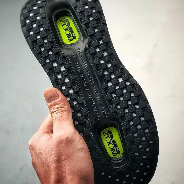 [BUNJANG] Nike Air Zoom Sneakers (Black/Fluorescent) - Size 265 / 나이키 운동화 블랙 형광색 에어줌 사이즈:265