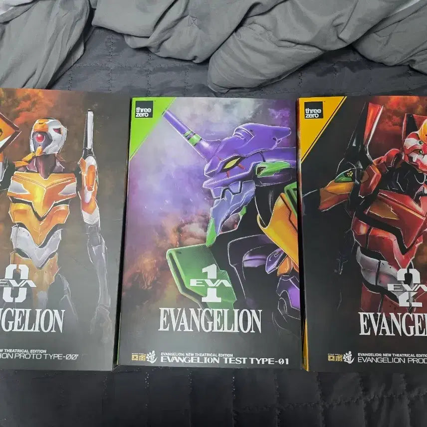 [BUNJANG] ThreeZero Evangelion Unit-00, Unit-01, Unit-02 Bundle Set / 쓰리제로 에반게리온 3종 일괄
