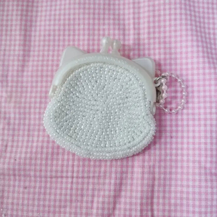 [BUNJANG] Classic Kitty Beaded Coin Purse / 고전 키티 비즈 동전 지갑