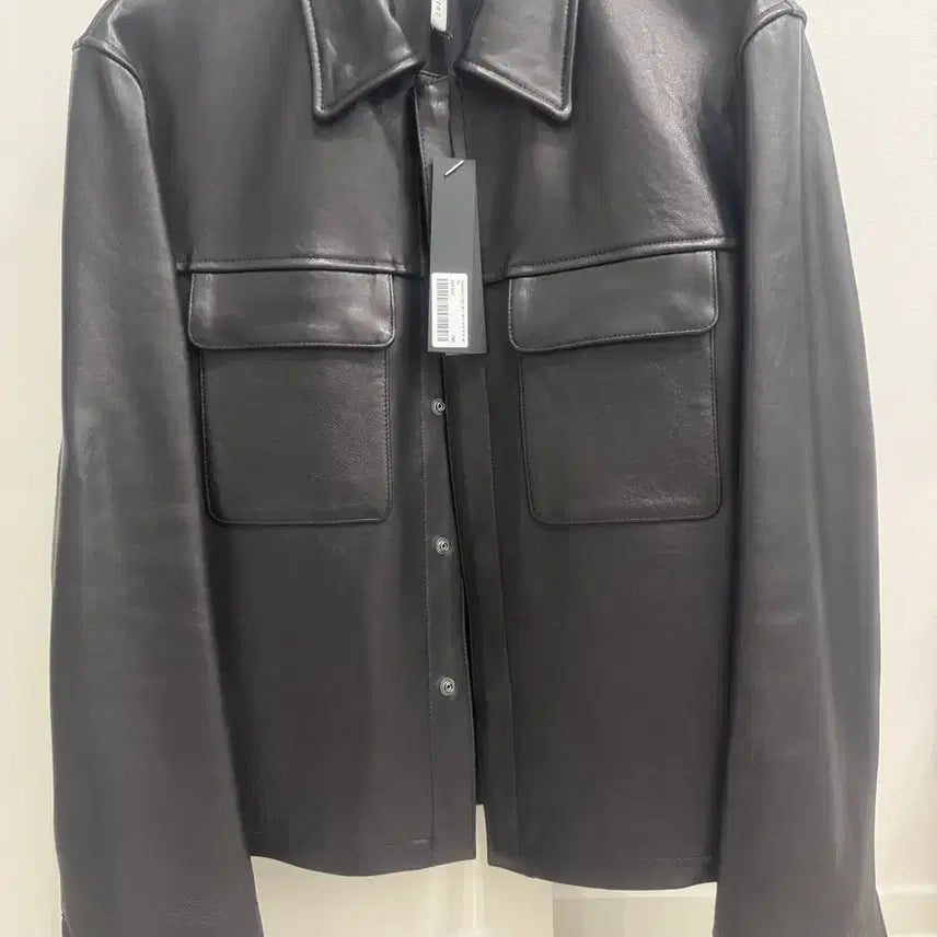 [BUNJANG] Noir Lambs Leather Shirt Jacket / [50]노이어 램스 레더 셔츠자켓 판매합니다