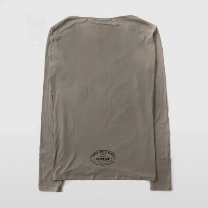 [SOLD OUT] 배드블러드 보트넥 루즈핏 티 롱슬리브 샌드