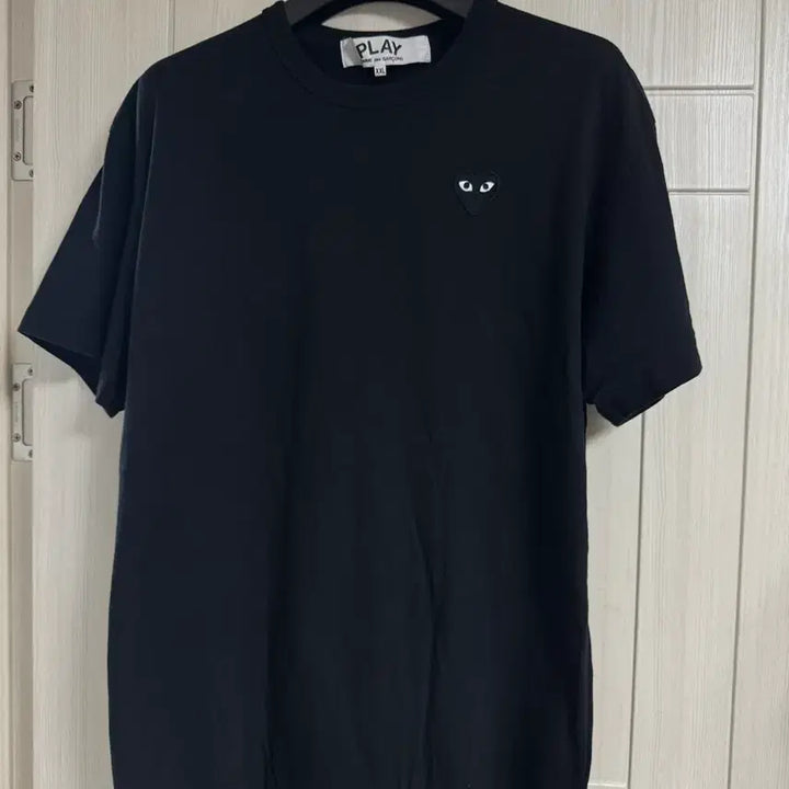 [BUNJANG] Comme des Garcons Play Black Heart Logo Short Sleeve T-shirt XXL / 꼼데가르송 플레이 블랙 하트 로고 반팔티 XXL