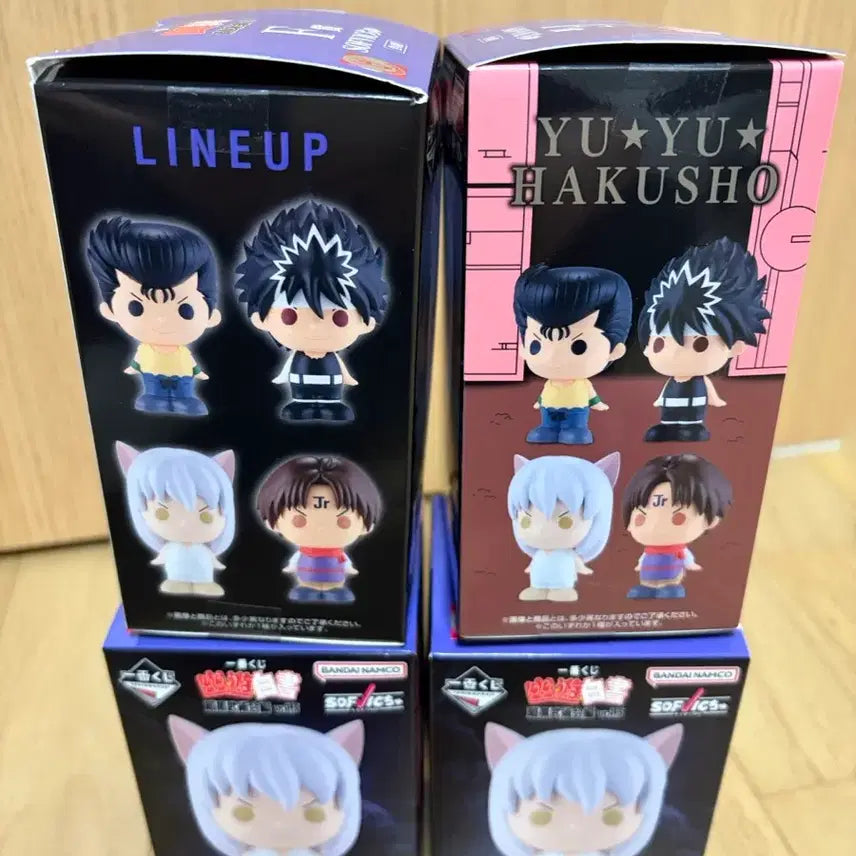 [SOLD OUT] (개봉미전시)제일복권 유유백서 F상 소프비 4종 풀셋트
