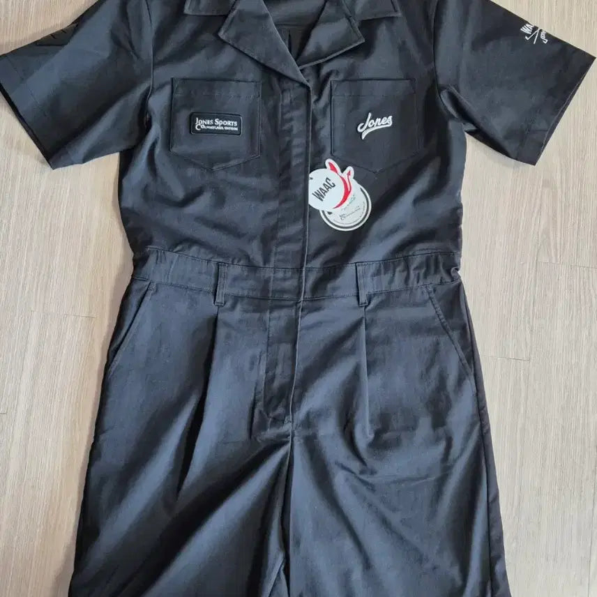 [BUNJANG] WAK Black Jumpsuit (XS Size) / 왁 반팔 점프수트 새상품