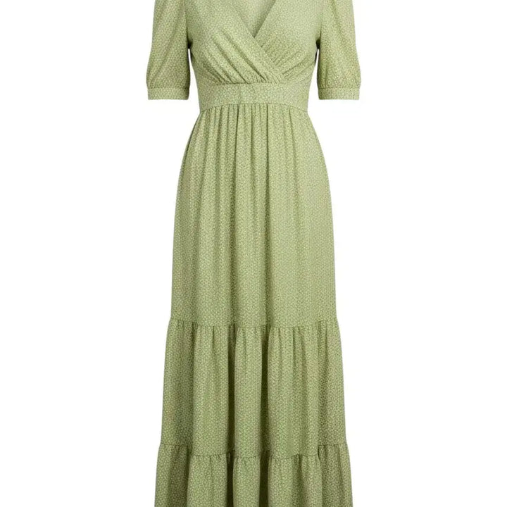 [BUNJANG] 7EVER 5IVE 8IGHT Short Sleeve Wrap Dress / 여성F/ 7EVER 5IVE 8IGHT 반팔 랩 원피스 36-37