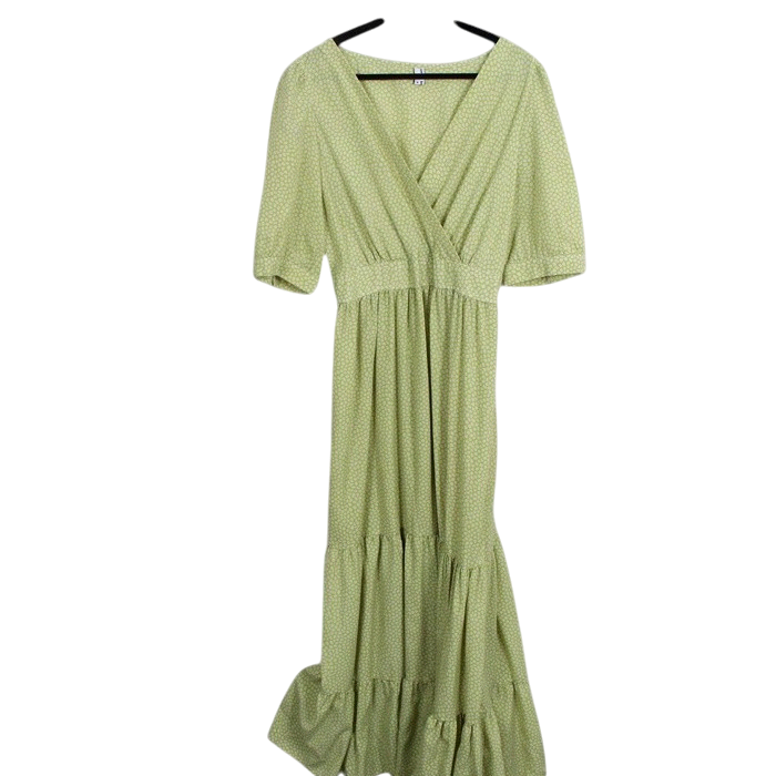 [BUNJANG] 7EVER 5IVE 8IGHT Short Sleeve Wrap Dress / 여성F/ 7EVER 5IVE 8IGHT 반팔 랩 원피스 36-37