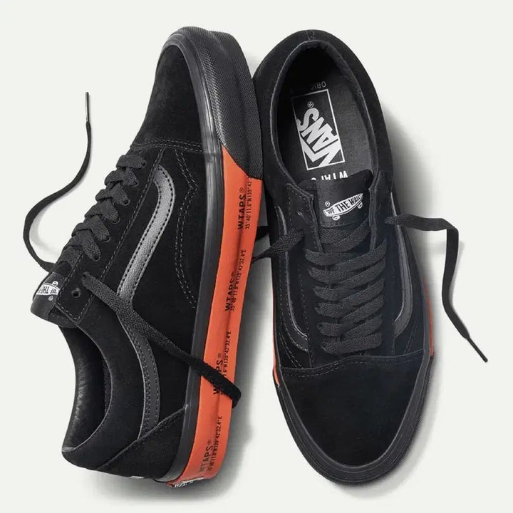 [BUNJANG] Vans Vault x WTAPS Old Skool LX Black Orange Sneakers / 반스 볼트 더블탭스 wtaps 올드스쿨 LX 블랙 오렌지 285 28.5