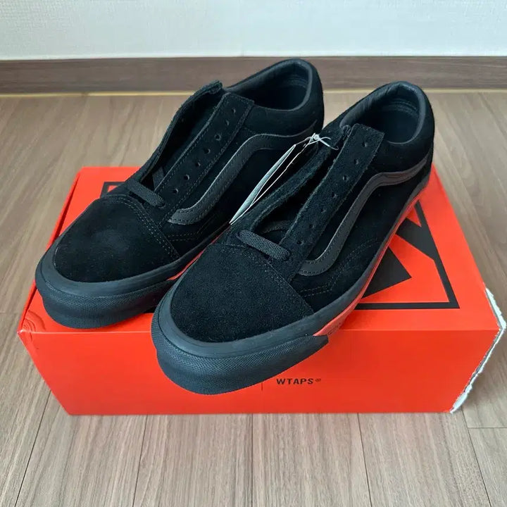 [BUNJANG] Vans Vault x WTAPS Old Skool LX Black Orange Sneakers / 반스 볼트 더블탭스 wtaps 올드스쿨 LX 블랙 오렌지 285 28.5
