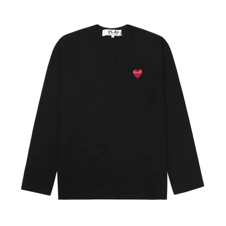 [BUNJANG] Comme des Garcons Long Sleeve T-Shirt / 꼼데가르송 롱슬리브 긴팔티 블랙/화이트 새상품