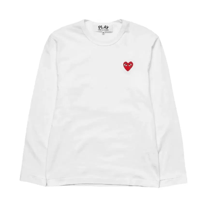 [BUNJANG] Comme des Garcons Long Sleeve T-Shirt / 꼼데가르송 롱슬리브 긴팔티 블랙/화이트 새상품