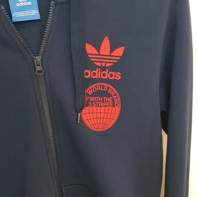 [SOLD OUT] 아디다스 네이비 삼선 후드집업105