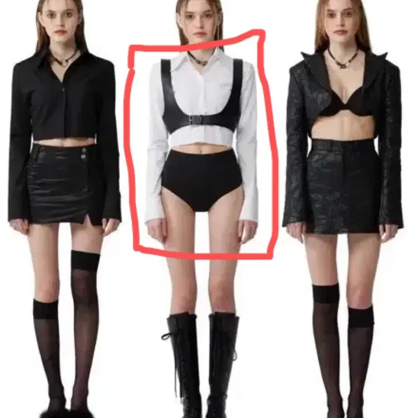[BUNJANG] bohemseo Crop Shirt / 보헴서 데미지 [크롭 셔츠] 보헤미안서울 bohemseo