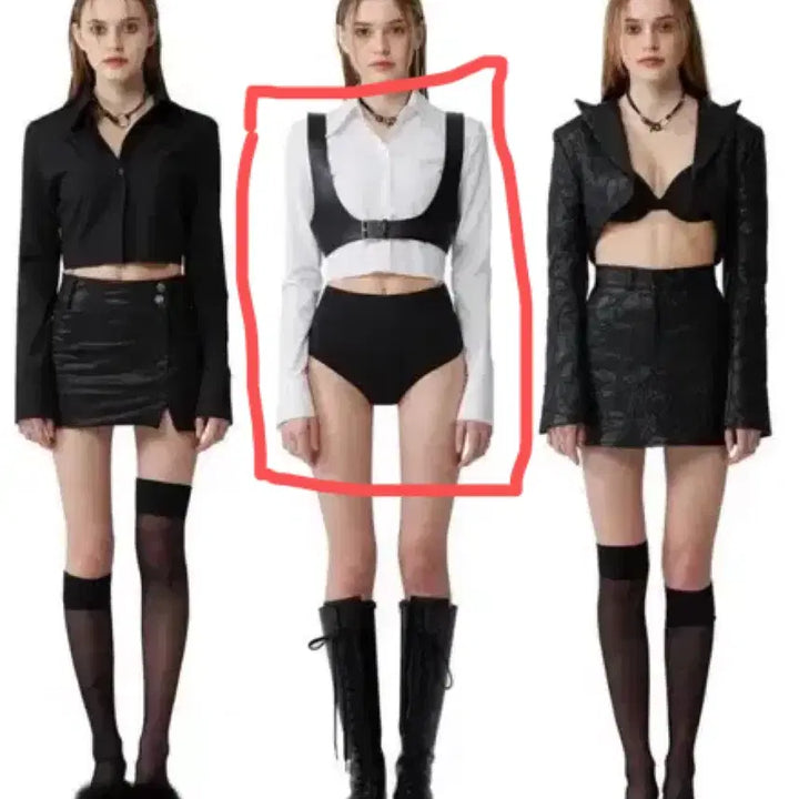 [BUNJANG] bohemseo Crop Shirt / 보헴서 데미지 [크롭 셔츠] 보헤미안서울 bohemseo