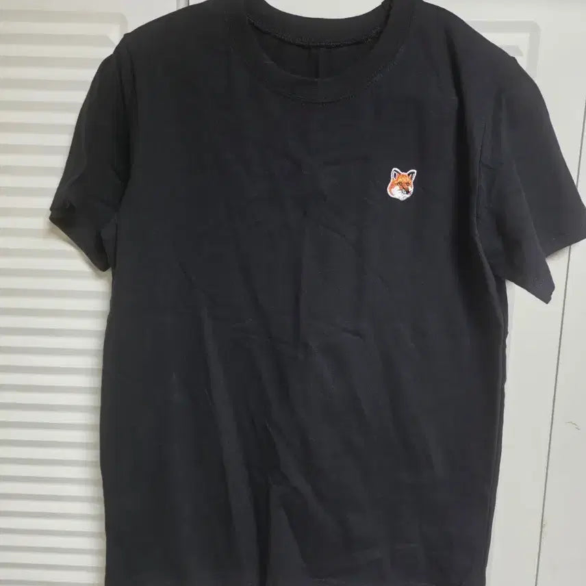 [BUNJANG] Maison Kitsune Fox Head Black T-Shirt / 메종키츠네 폭스헤드 블랙 반팔티S