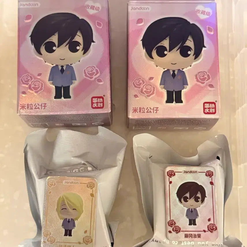 [BUNJANG] Ouran High School Host Club Haruhi &amp; Nekozawa Figure Bundle Set / 오란고교 쌀알 피규어 하루히 + 네코자와 일괄 판매