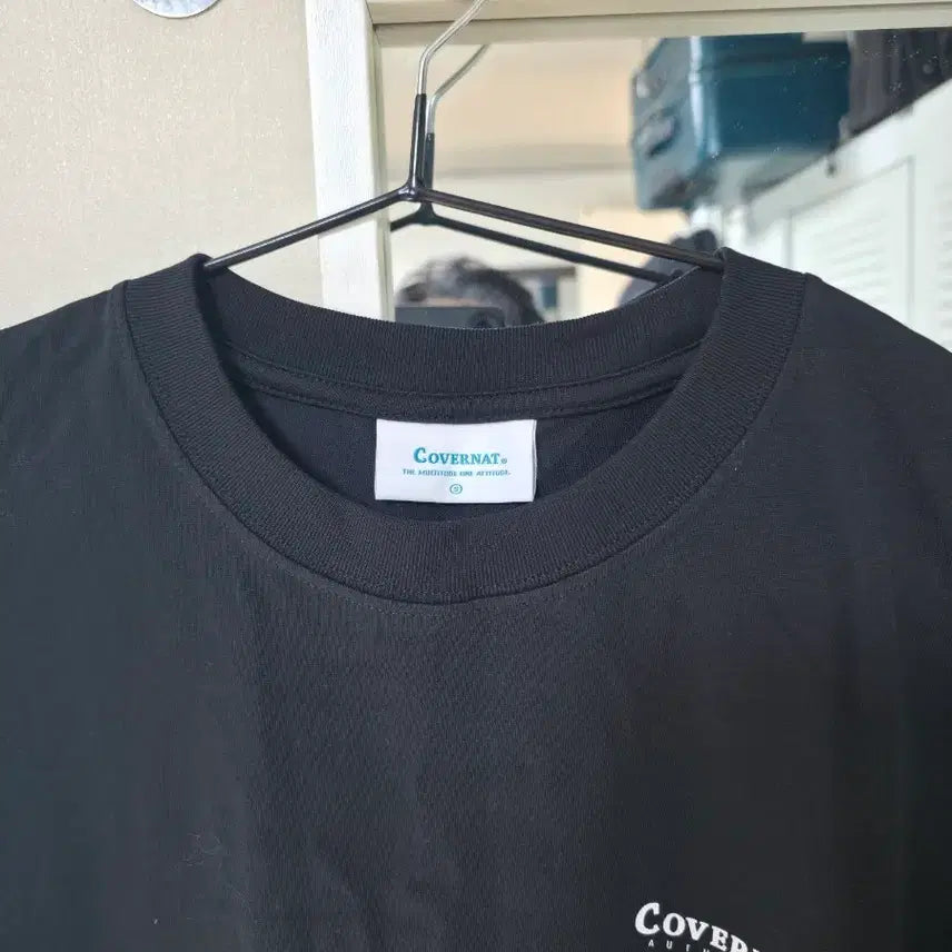 [BUNJANG] Covernat Black Short Sleeve T-shirt / 커버낫 블랙 반팔 티셔츠S