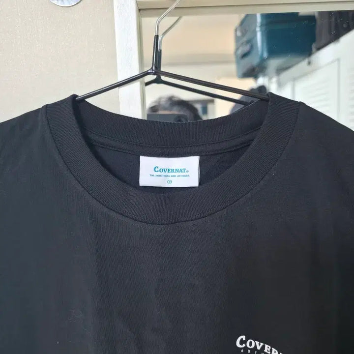 [BUNJANG] Covernat Black Short Sleeve T-shirt / 커버낫 블랙 반팔 티셔츠S