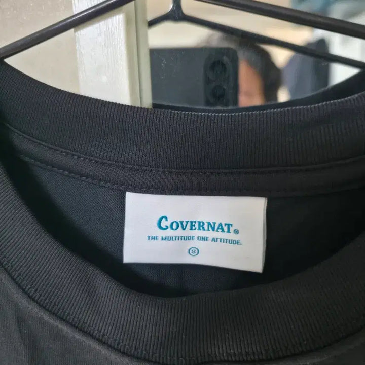 [BUNJANG] Covernat Black Short Sleeve T-shirt / 커버낫 블랙 반팔 티셔츠S
