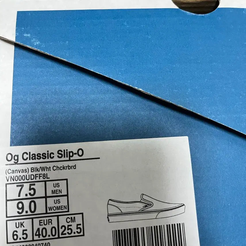 [SOLD OUT] 반스 볼트 OG 클래식 슬립온 체커보드