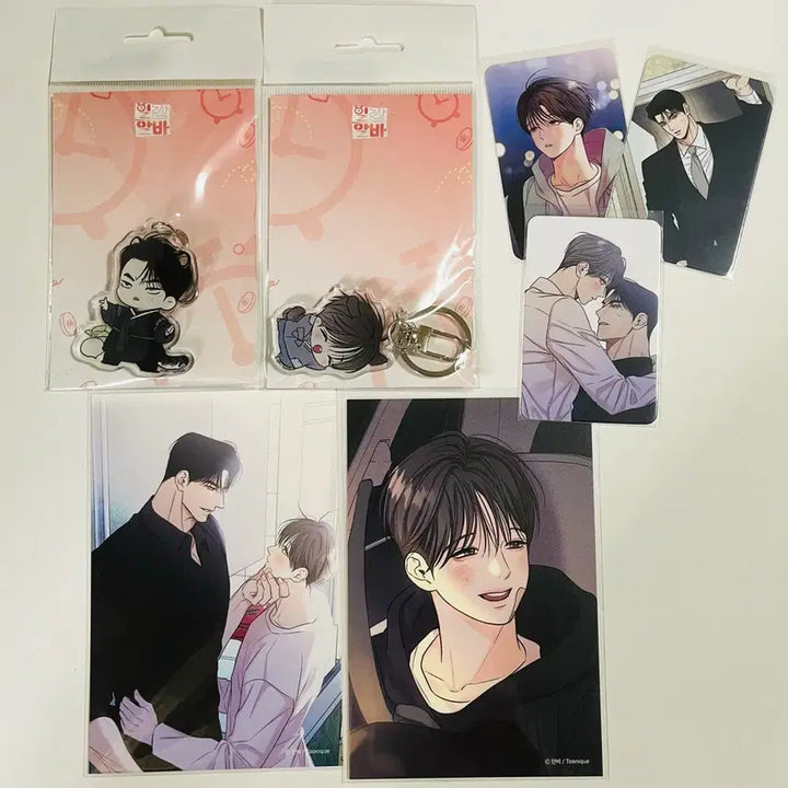[BUNJANG] Toonique Danbi Artist Daily Alba SD Acrylic Keyring / 투니크 단비작가전 일간알바 SD 아크릴 키링 미개봉
