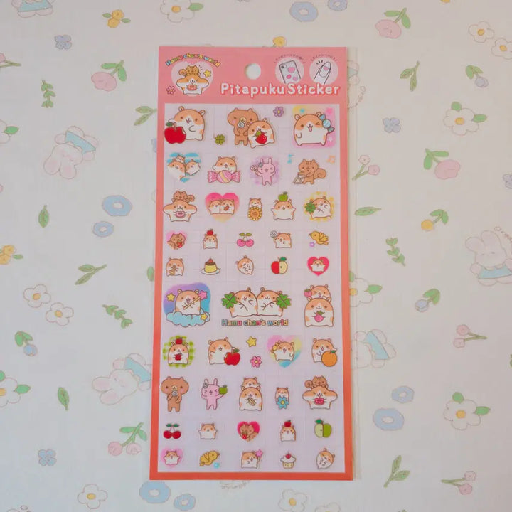 [BUNJANG] Japanese Authentic Hamuchan Hamham Hamchan PitaPuku Sticker / 일본정품)오리지널 헤이세이 캐릭터 하무짱 햄햄 햄짱 피타푸쿠 스티커