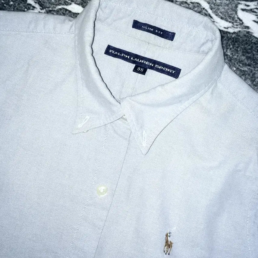 [SOLD OUT] [폴로 랄프로렌] 반팔 셔츠 하늘색 슬림핏