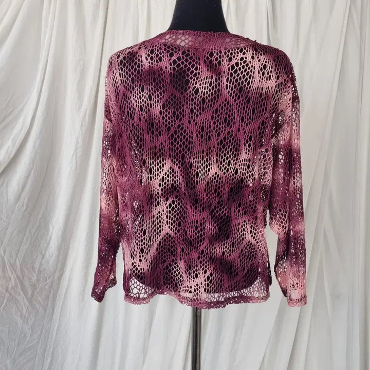 [SOLD OUT] 시스루 망사티셔츠 레이어드 (상태양호)